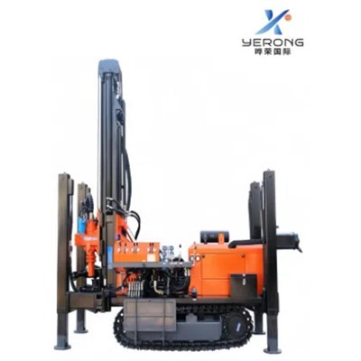 Ntiav crawler dej txaus drilling rig